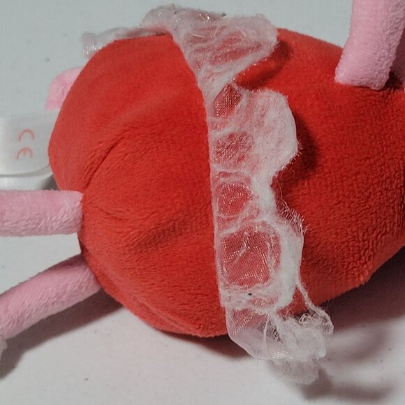 TY Peppa Pig Ballerina 8 inch Plush Crown Tutu Nick Jr Stuffed Animal Toy - Picture 5 of 7